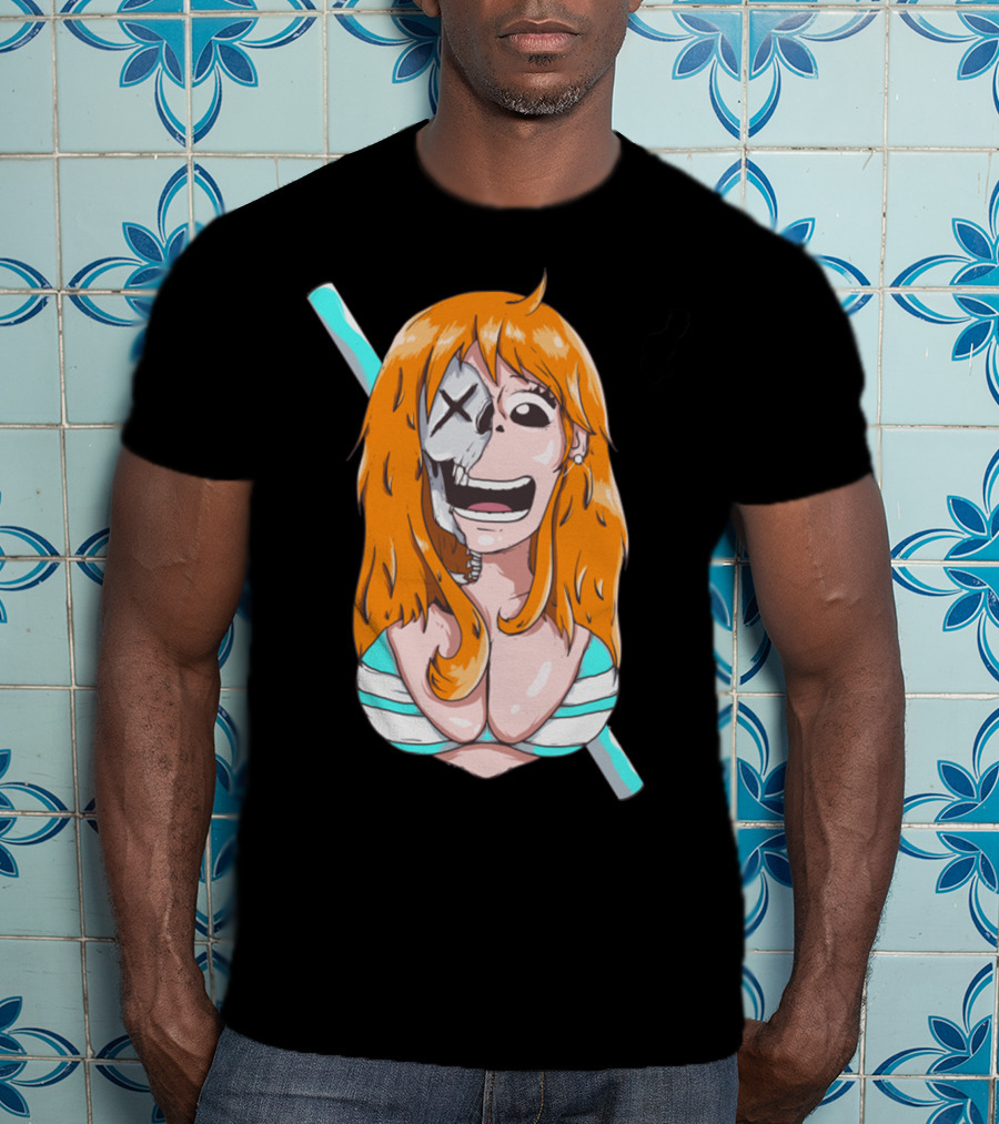 Skally Nami One Piece Skeleton Crossover T-Shirt