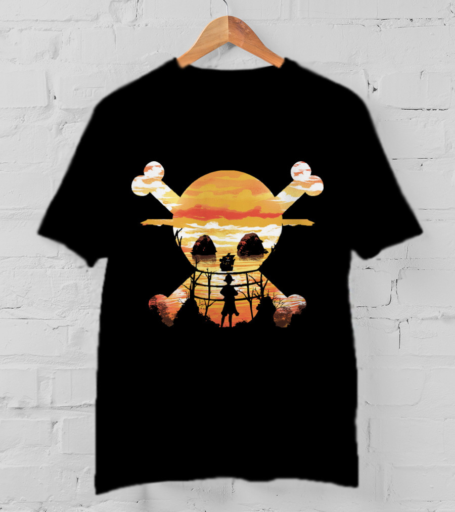 Straw Hat Crew Skull Sunset T-Shirt