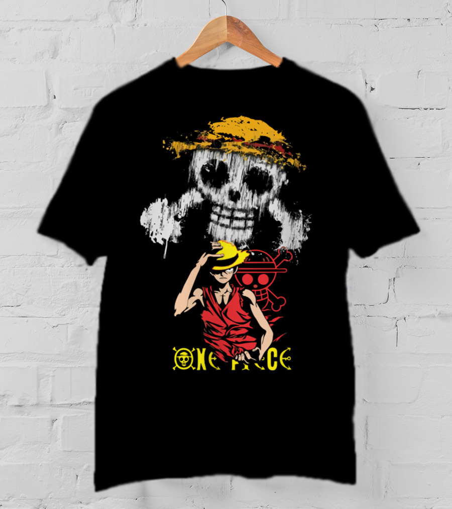 One Piece Straw Hat Luffy Jolly Roger T-Shirt