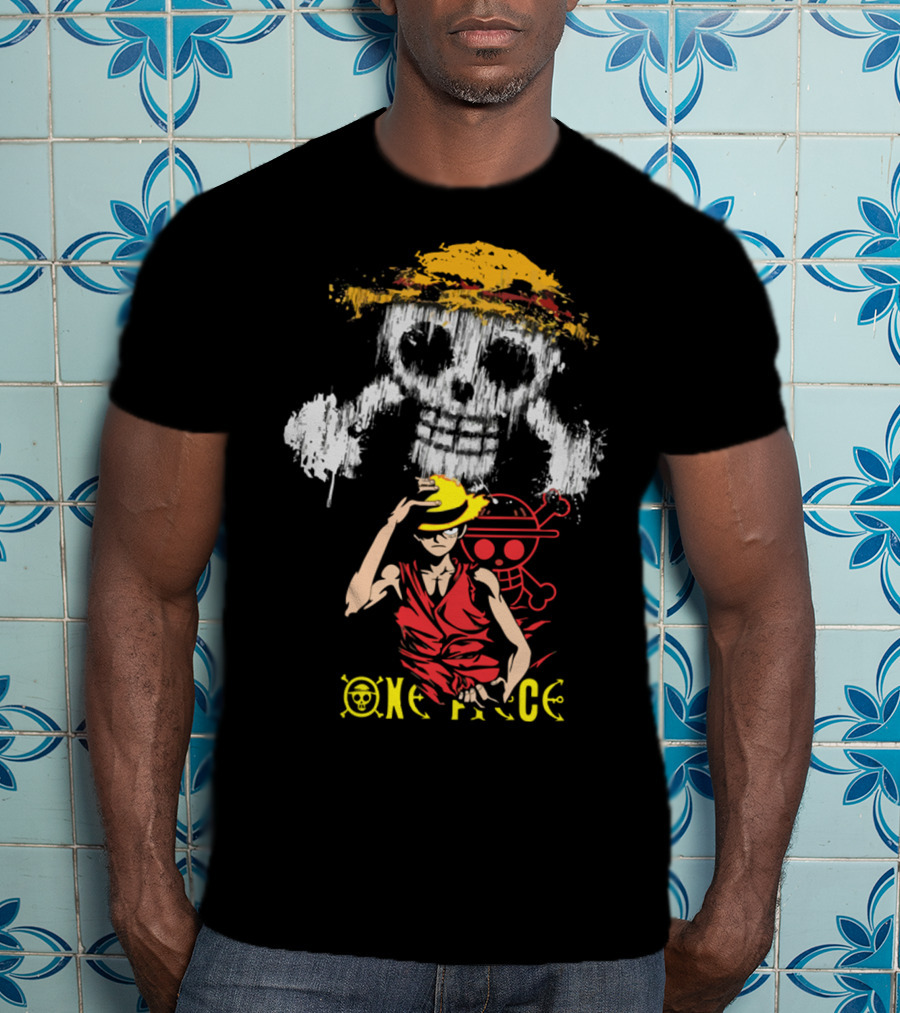 One Piece Straw Hat Luffy Jolly Roger T-Shirt