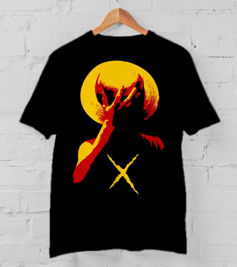 Monkey D. Luffy Portrait With Straw Hat And Crossed Arms T-Shirt