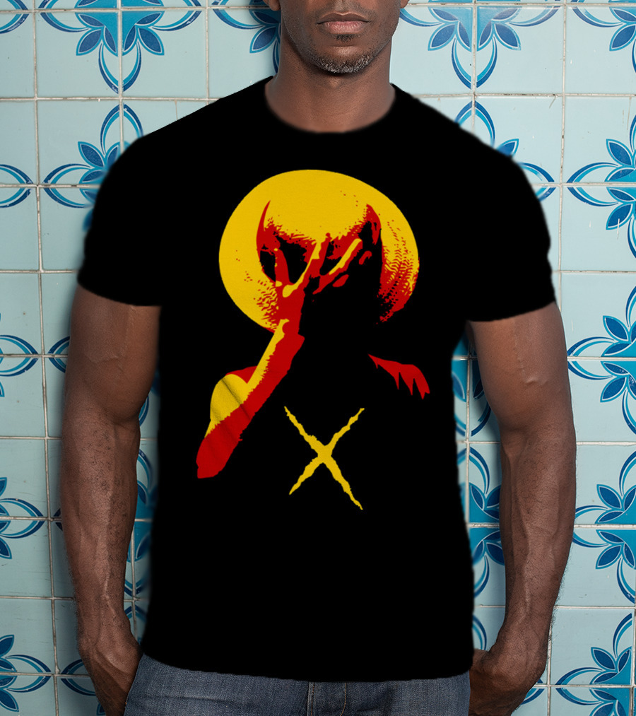 Monkey D. Luffy Portrait With Straw Hat And Crossed Arms T-Shirt