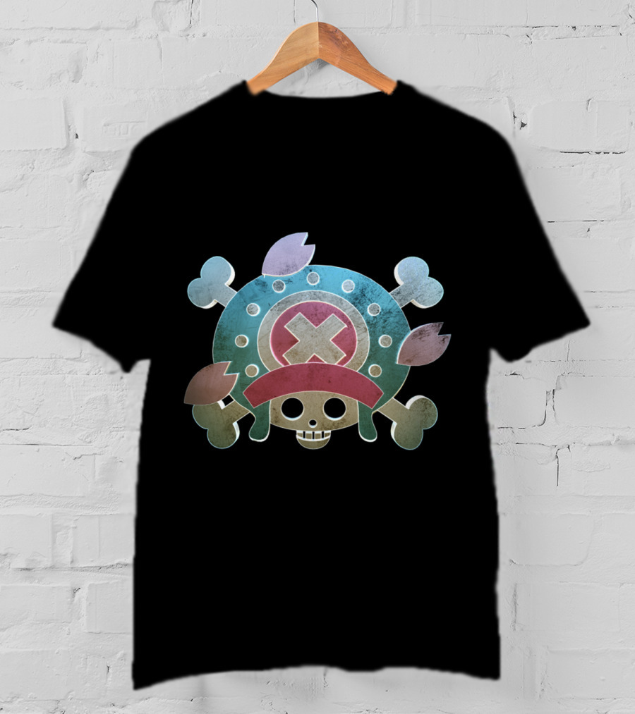 Tony Tony Chopper One Piece Pirate Skull T-Shirt