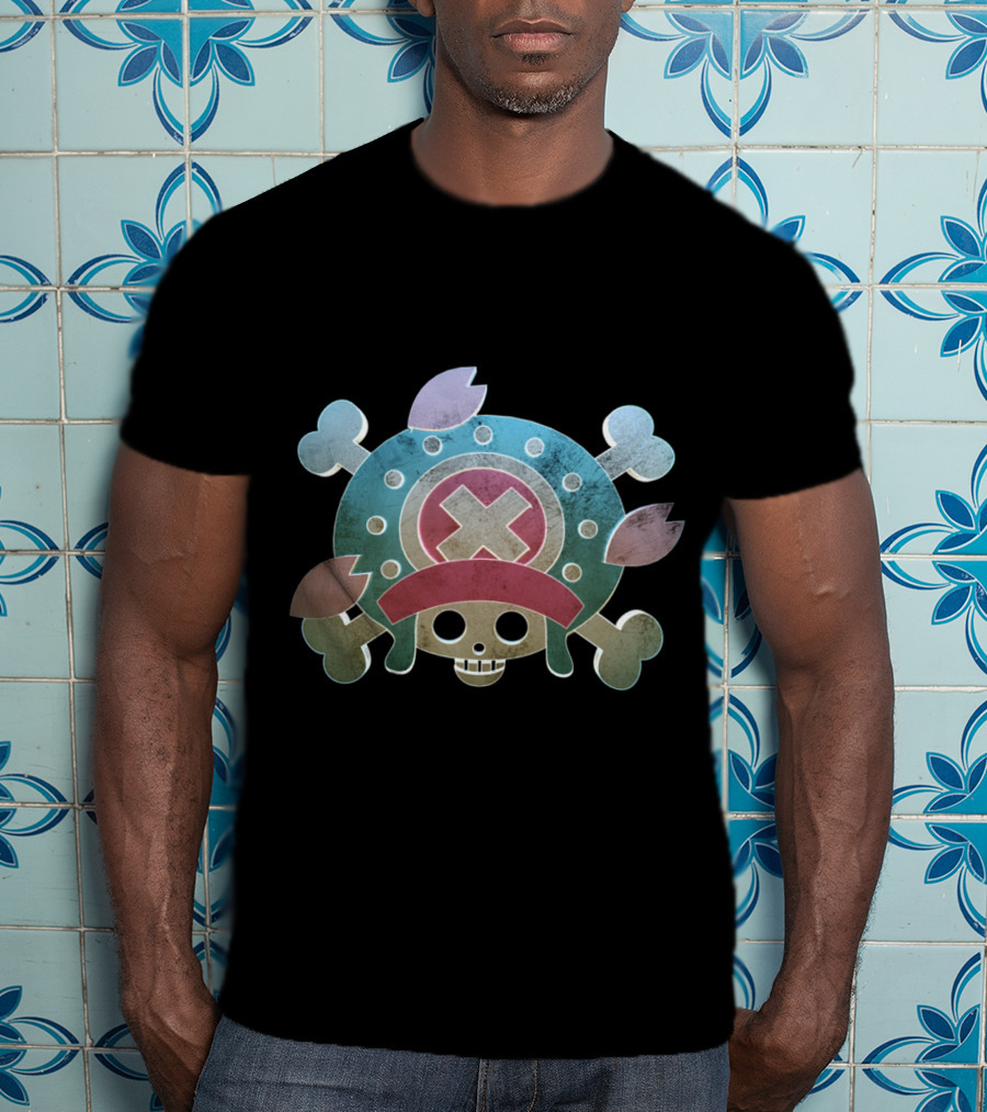 Tony Tony Chopper One Piece Pirate Skull T-Shirt