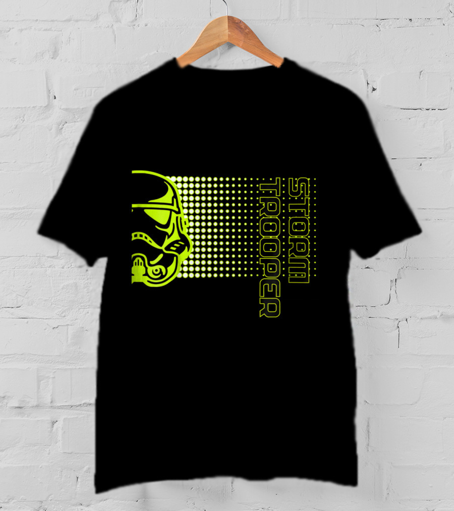 Kids Star Wars Storm Trooper Neon Dot Fade T-Shirt