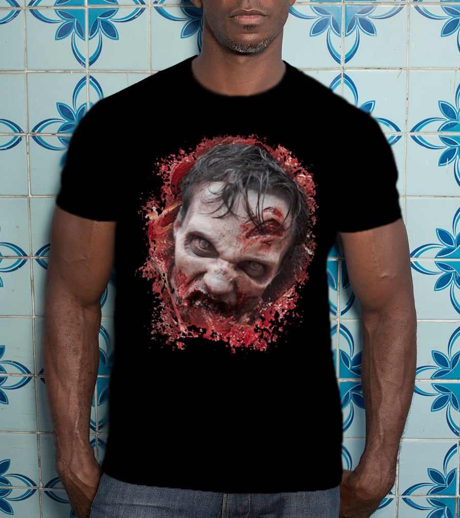 Eat It Zombie Face Splatter Horror T-Shirt