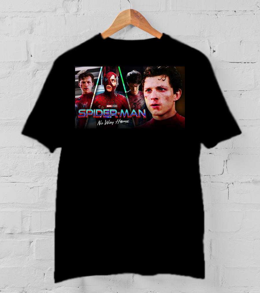 Spider-Man No Way Home Multi-Generation Heroes T-Shirt