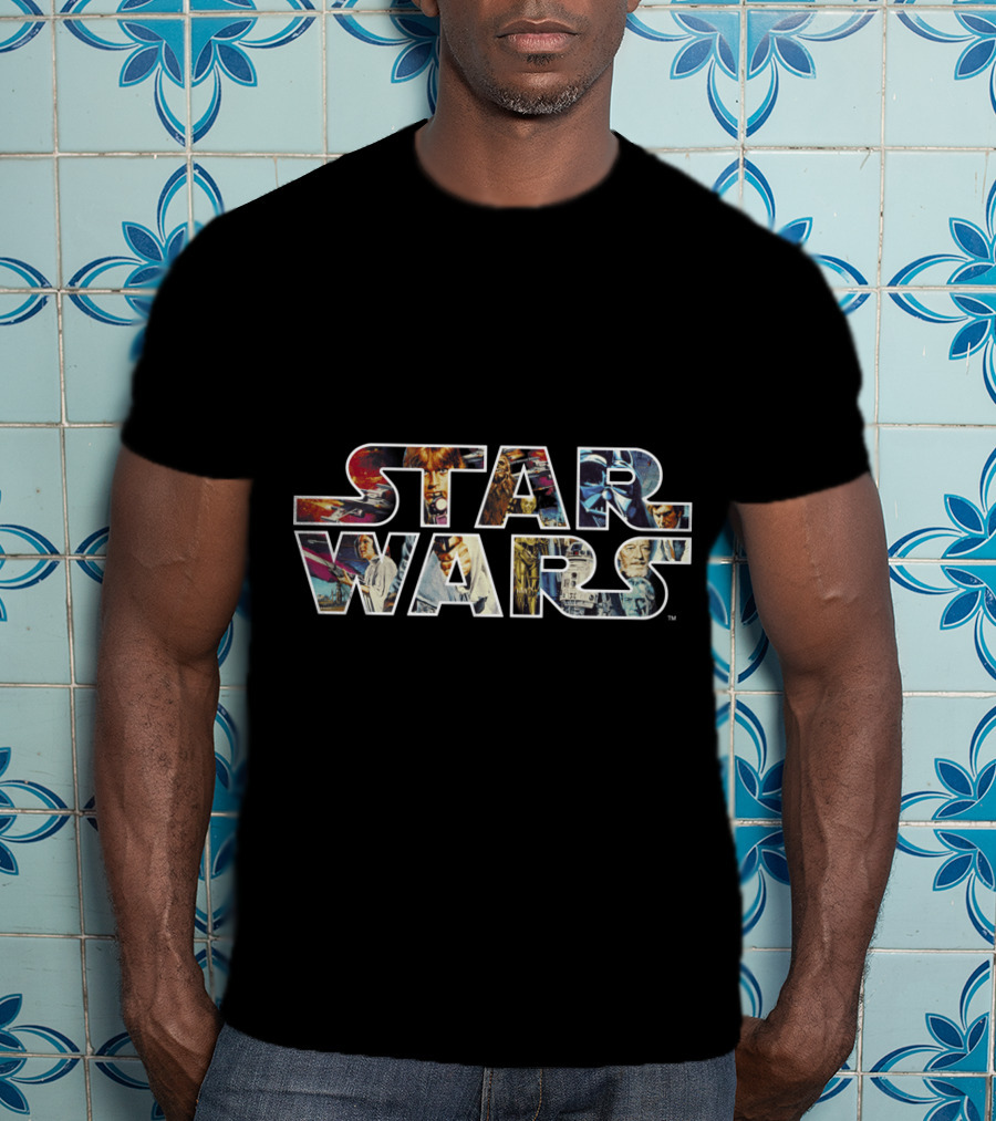 Star Wars Iconic Character Collage T-Shirt