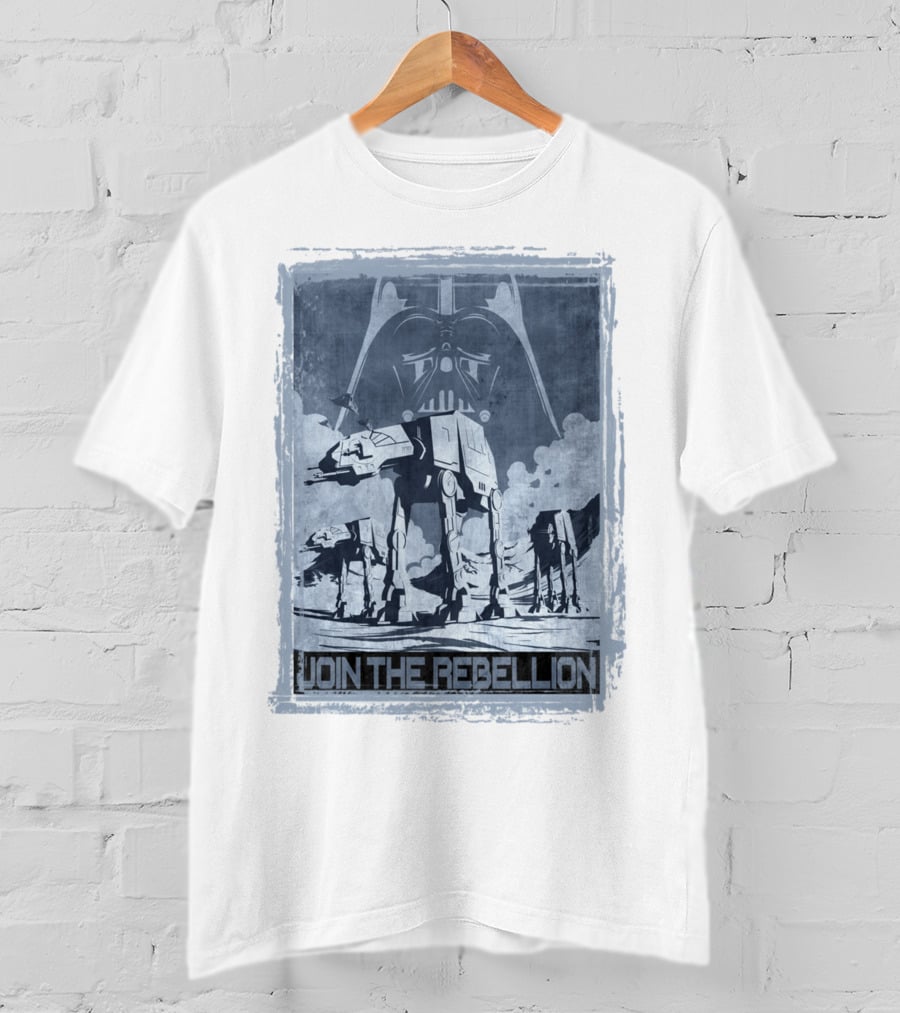 Join The Rebellion Star Wars AT-AT With Darth Vader T-Shirt