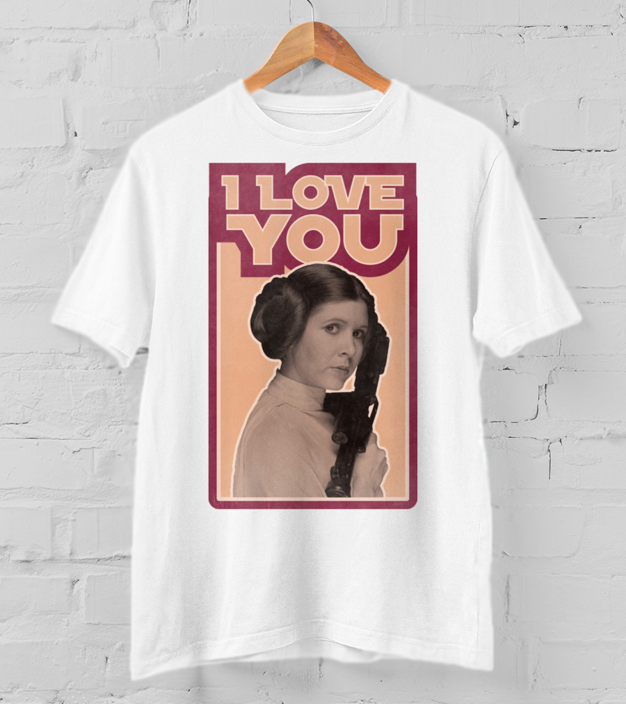 I Love You Leia Vintage T-Shirt