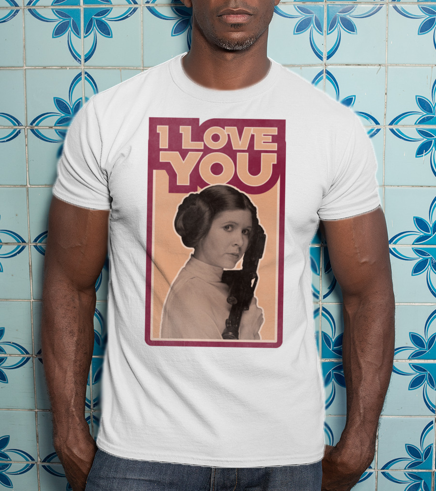I Love You Leia Vintage T-Shirt