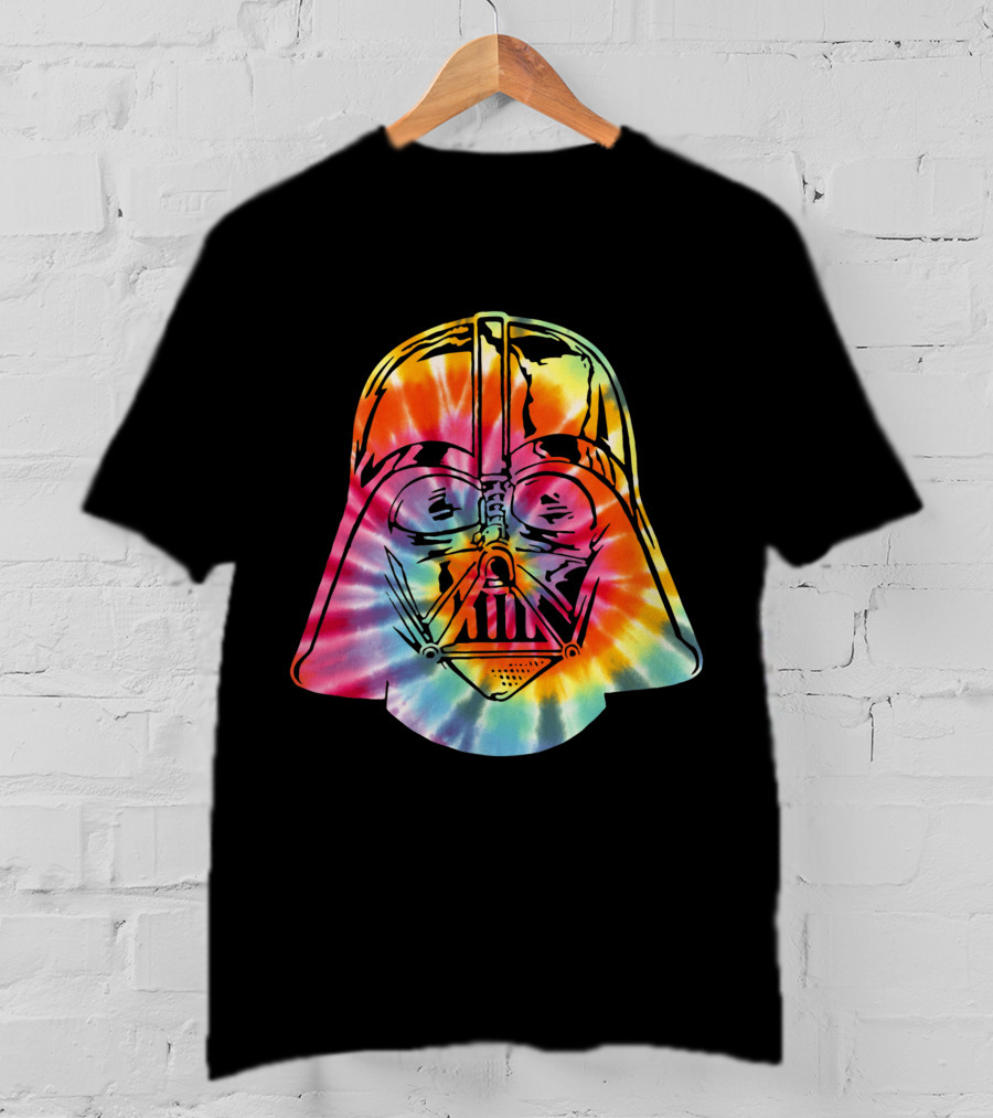 Darth Vader Rainbow Tie Dye Jedi T-Shirt