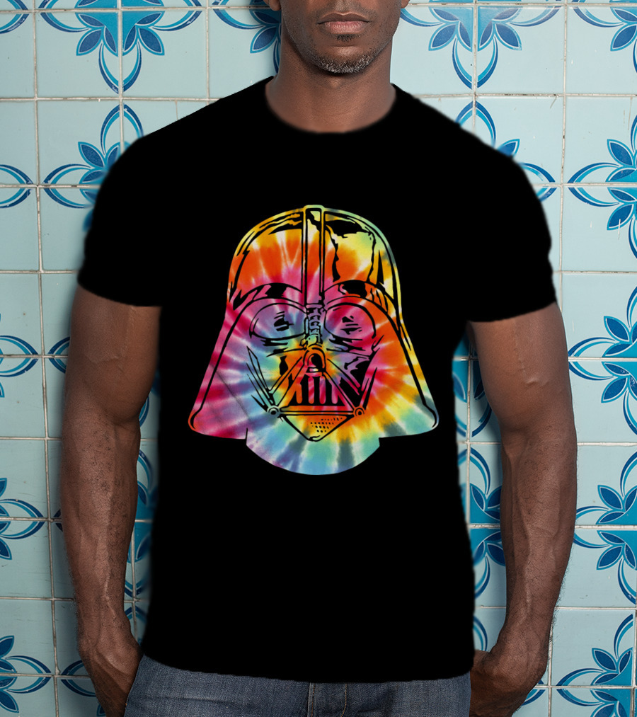 Darth Vader Rainbow Tie Dye Jedi T-Shirt