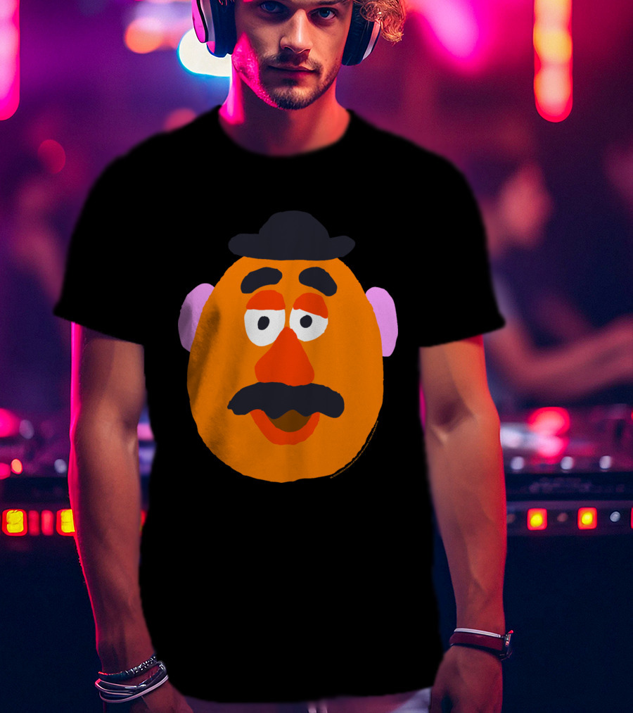 Mr. Potato Head Big Face Mustache Hat T-Shirt