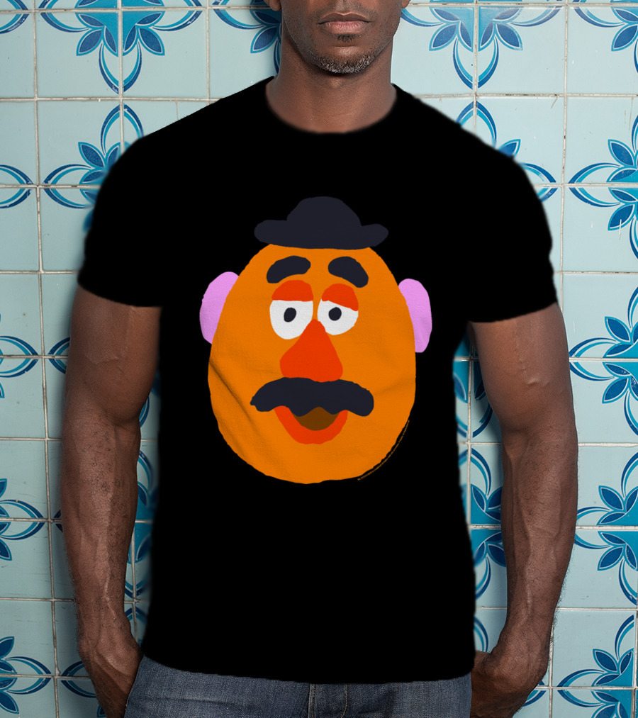 Mr. Potato Head Big Face Mustache Hat T-Shirt