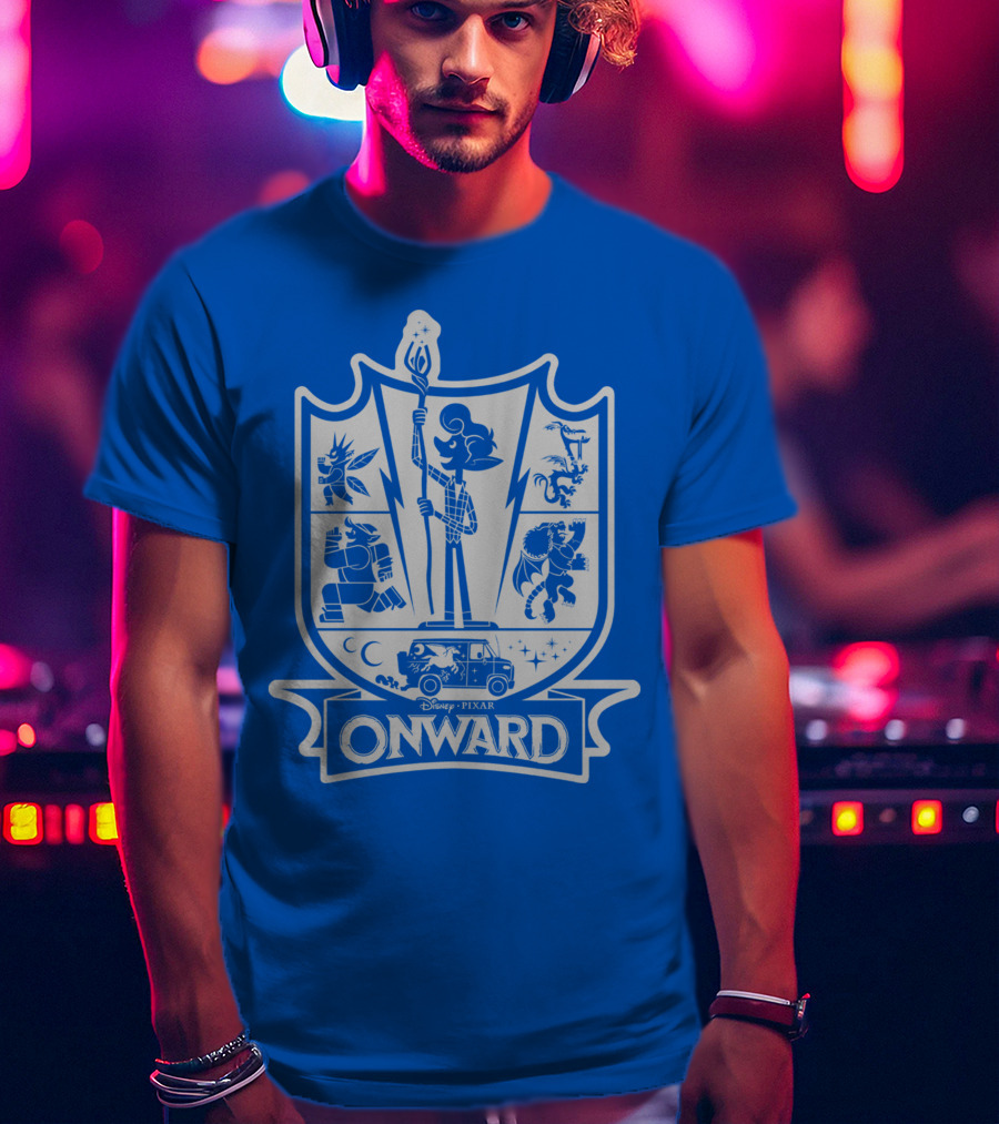Disney Pixar Onward Magical Adventure Crest T-Shirt