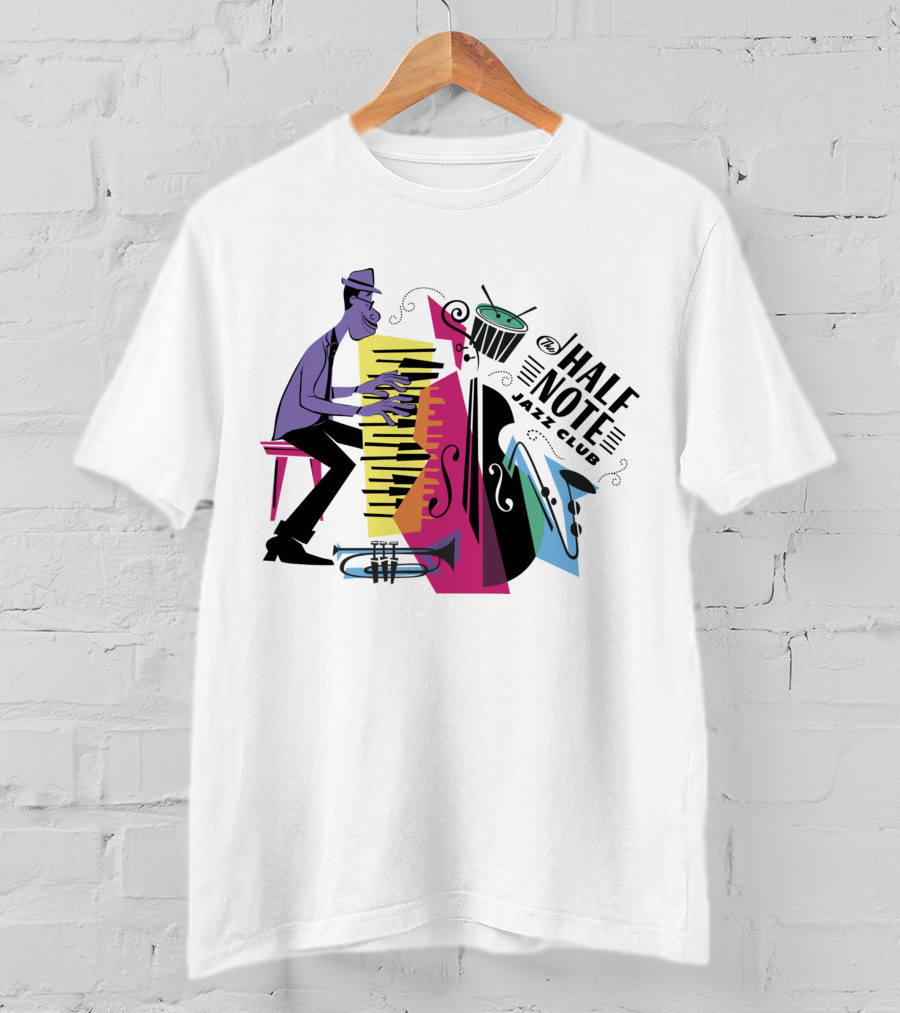 Pixar Soul Joe's Performance At Half Note Jazz Club T-Shirt