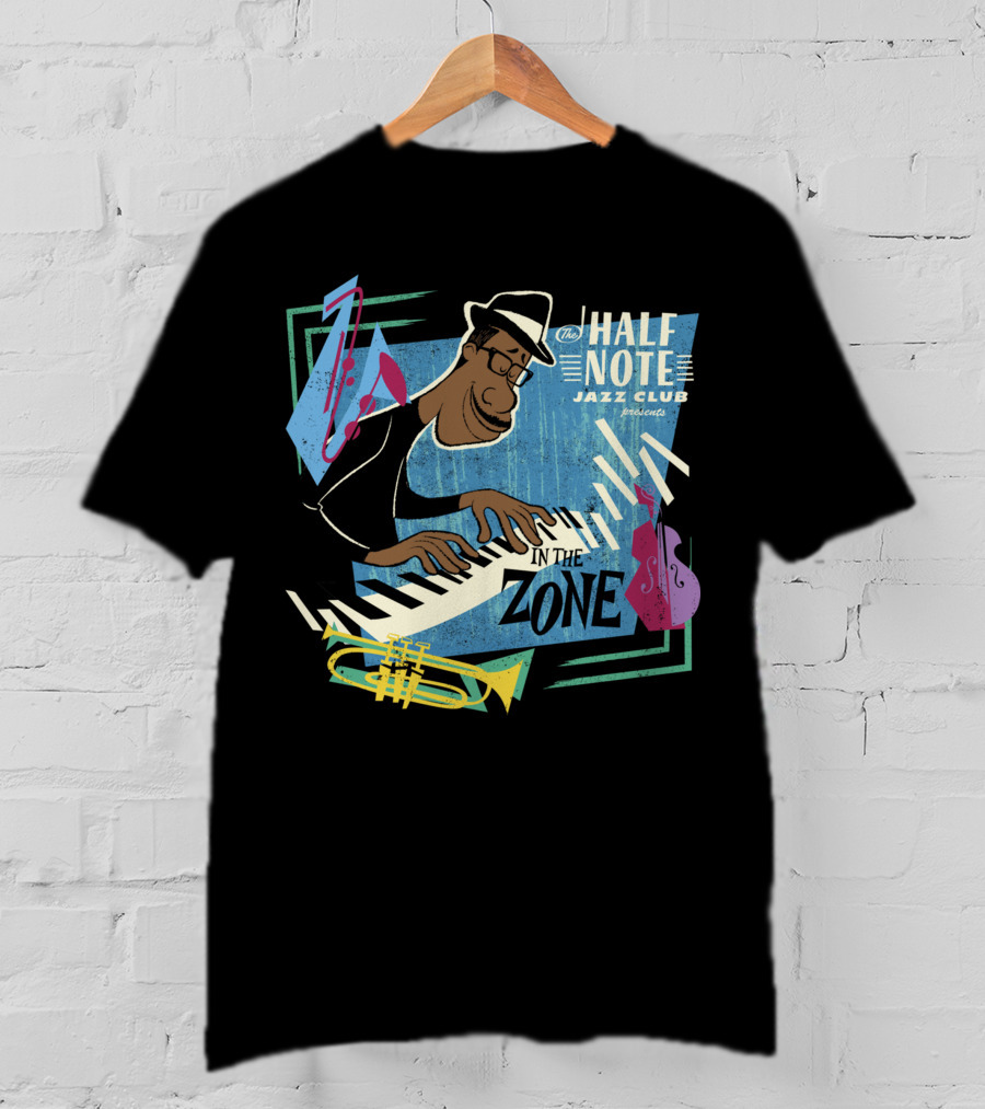 The Half Note Jazz Club Presents In The Zone Pixar Soul Joe Disney T-Shirt