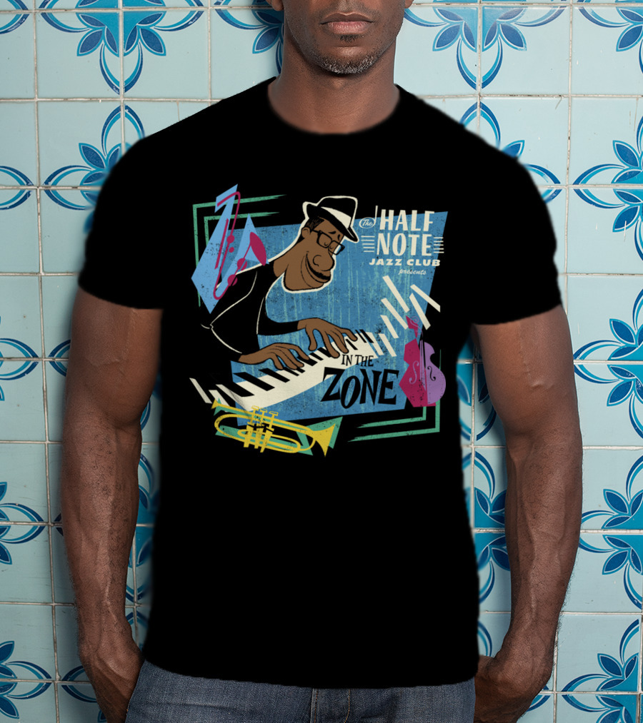 The Half Note Jazz Club Presents In The Zone Pixar Soul Joe Disney T-Shirt