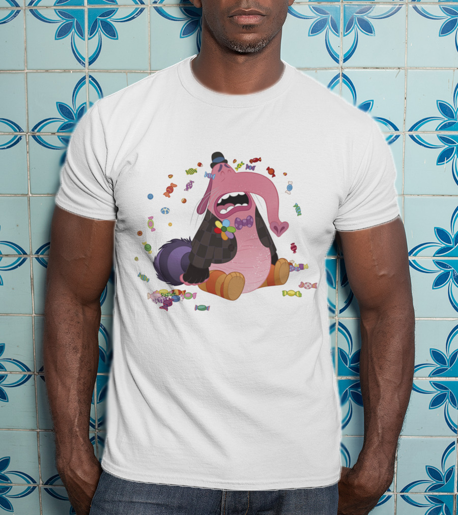 Bing Bong Candy Tears Inside Out Pixar Character Image T-Shirt