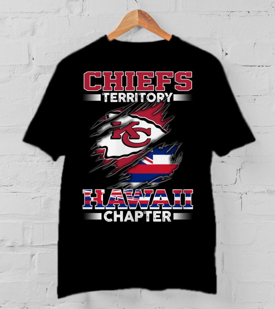Chiefs Territory Hawaii Chapter Kc Flag T-Shirt