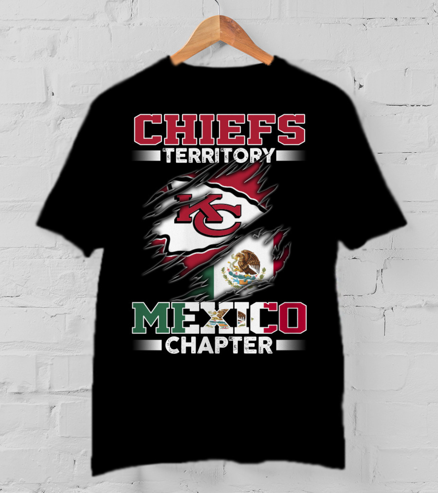 Chiefs Territory Mexico Chapter Kc Flag T-Shirt