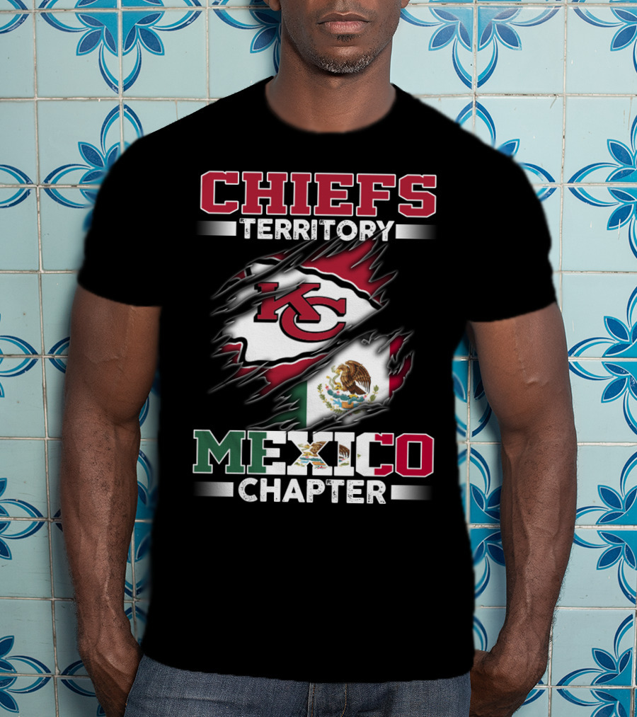 Chiefs Territory Mexico Chapter Kc Flag T-Shirt