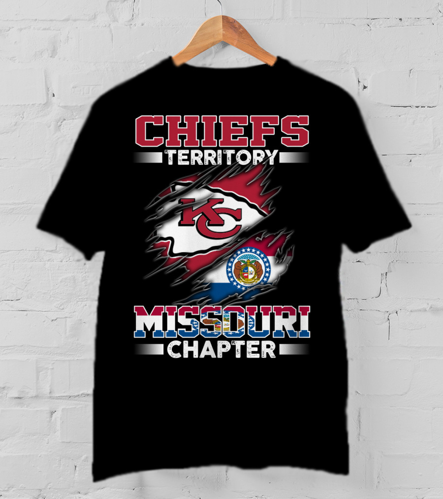 Chiefs Territory Missouri Chapter Kc Flag T-Shirt