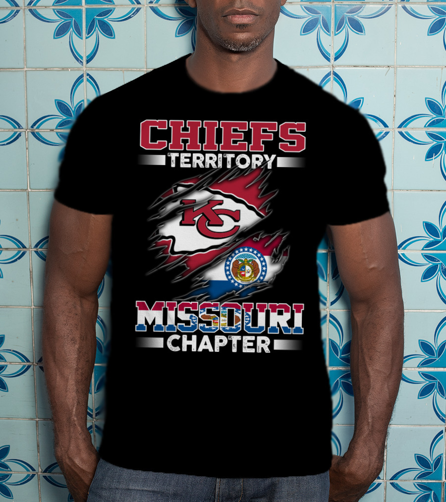 Chiefs Territory Missouri Chapter Kc Flag T-Shirt