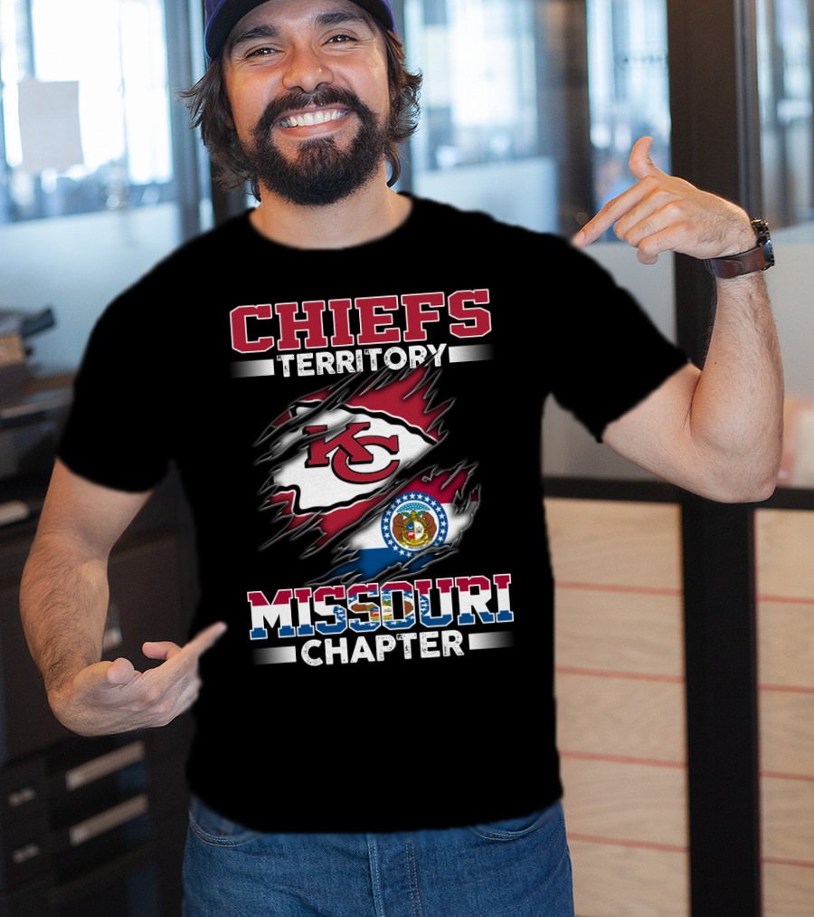 Chiefs Territory Missouri Chapter Kc Flag T-Shirt