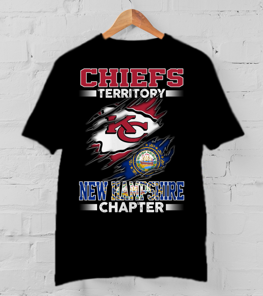 Chiefs Territory Kc New Hampshire Chapter T-Shirt