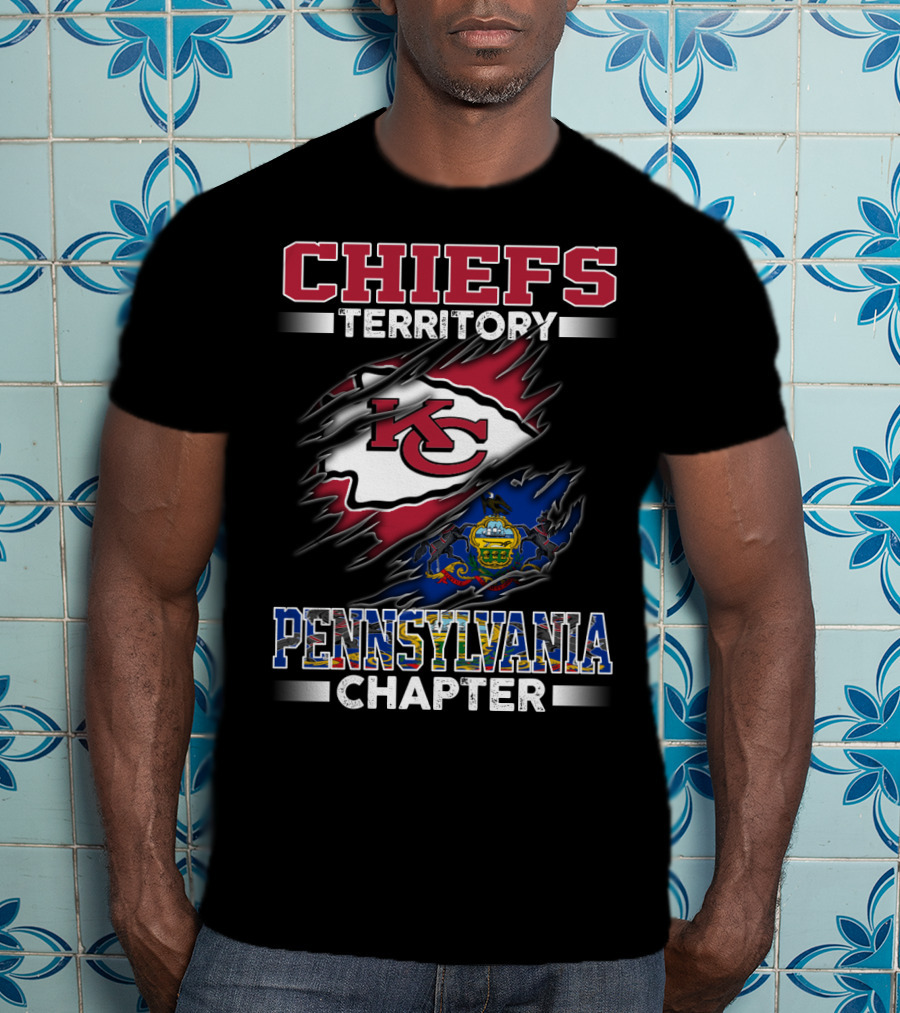 Chiefs Territory Kc Logo Pennsylvania Chapter T-Shirt