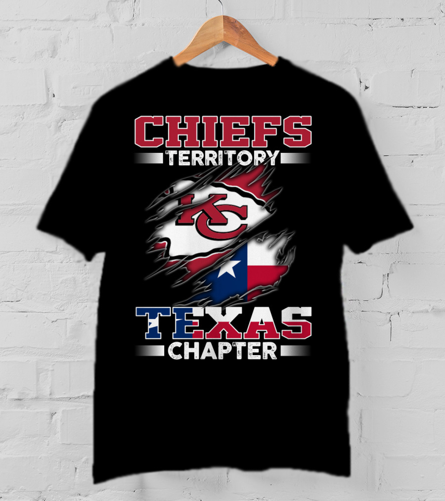 CHIEFS Territory Texas Chapter Kansas City KC T-Shirt