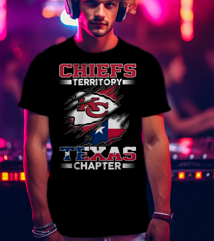 CHIEFS Territory Texas Chapter Kansas City KC T-Shirt