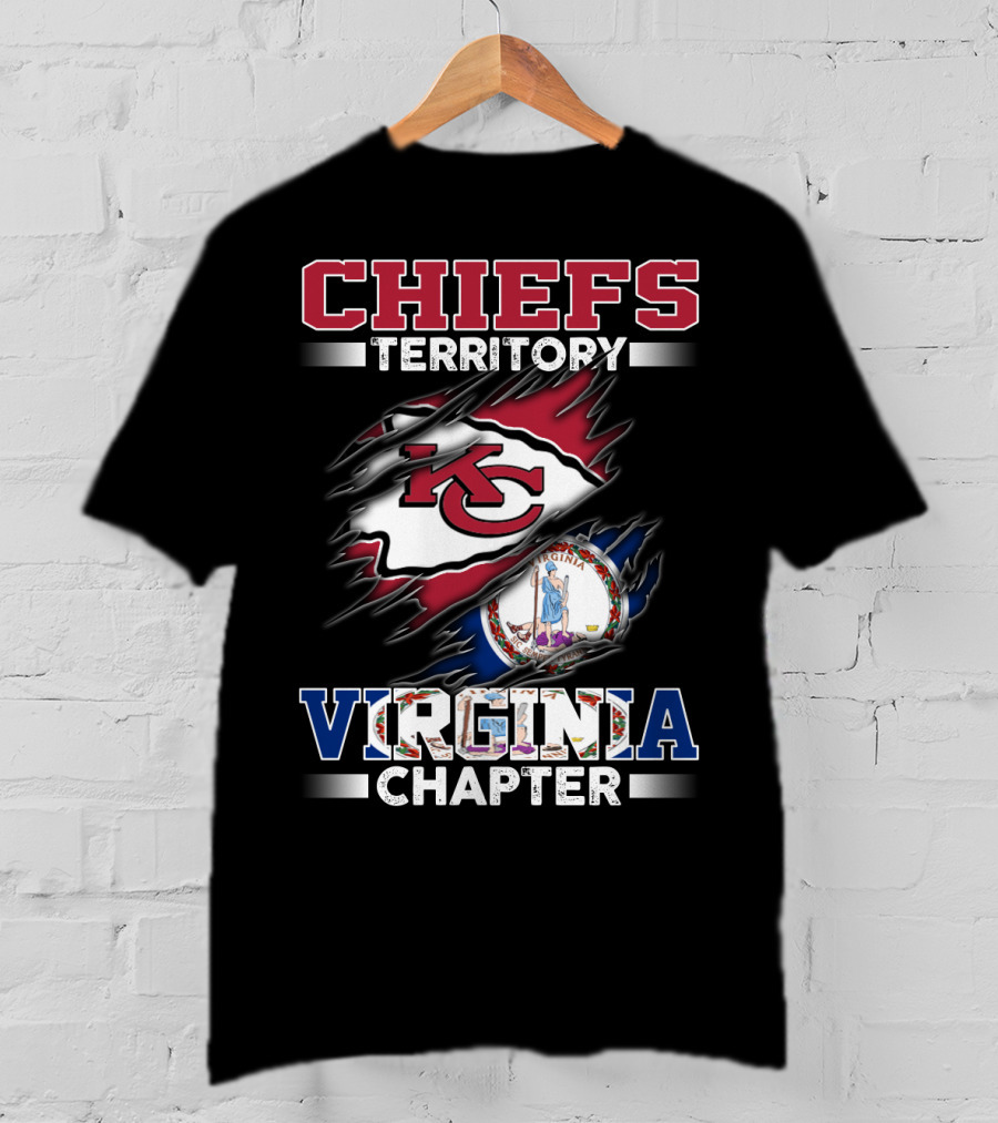 Chiefs Territory Kc Virginia Chapter T-Shirt