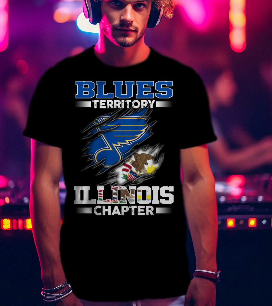 Blues Territory Illinois Chapter T-Shirt