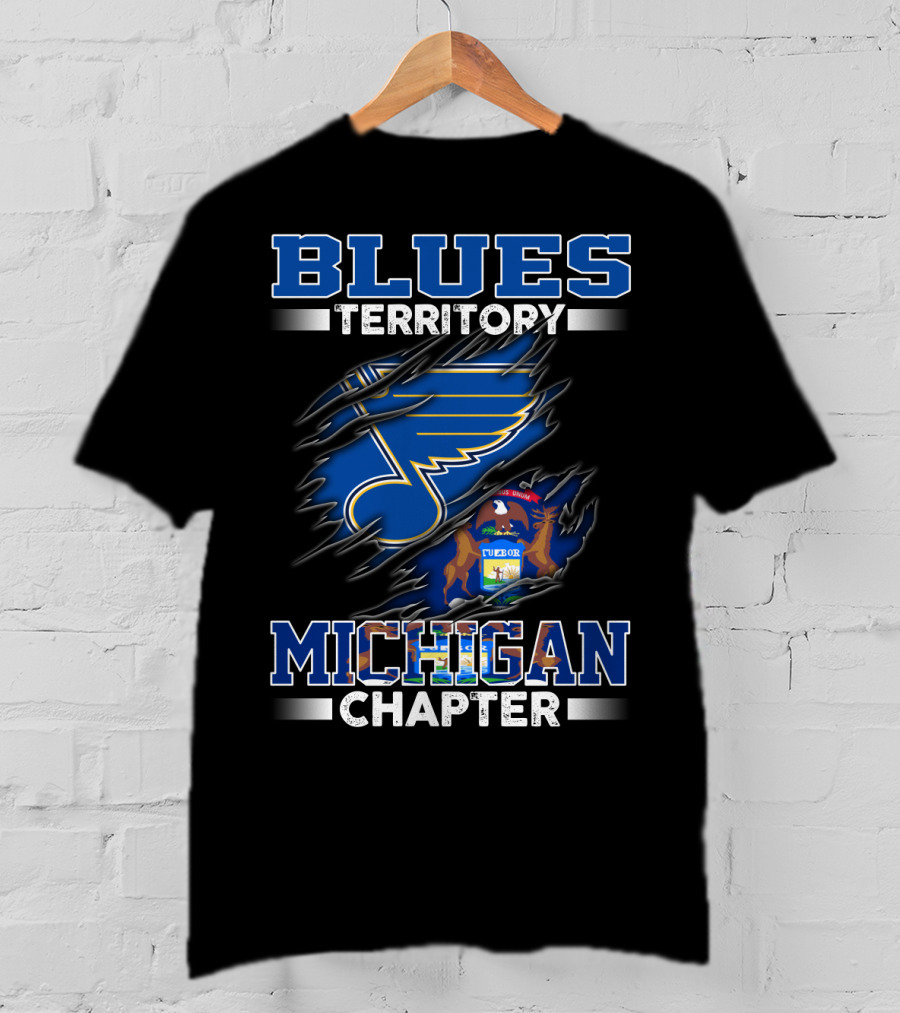 Blues Territory Michigan Chapter T-Shirt