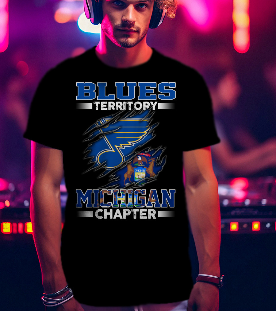 Blues Territory Michigan Chapter T-Shirt