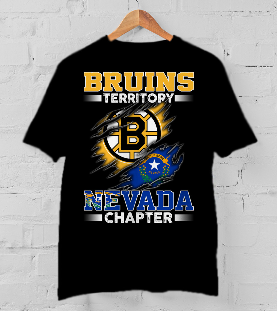 BRUINS Territory Nevada Chapter Battle Born Flag T-Shirt