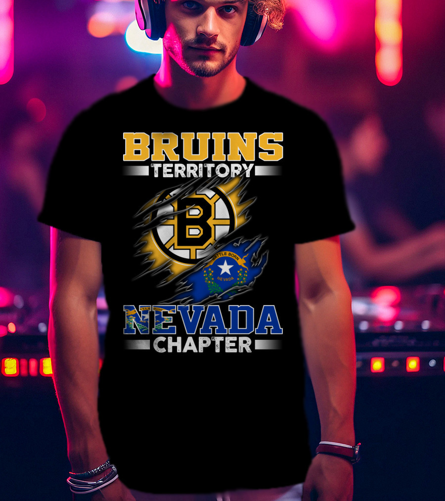 BRUINS Territory Nevada Chapter Battle Born Flag T-Shirt