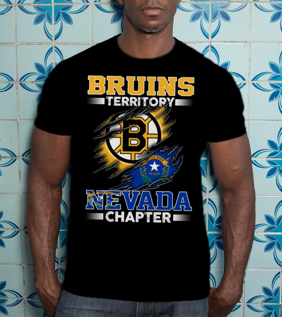 BRUINS Territory Nevada Chapter Battle Born Flag T-Shirt