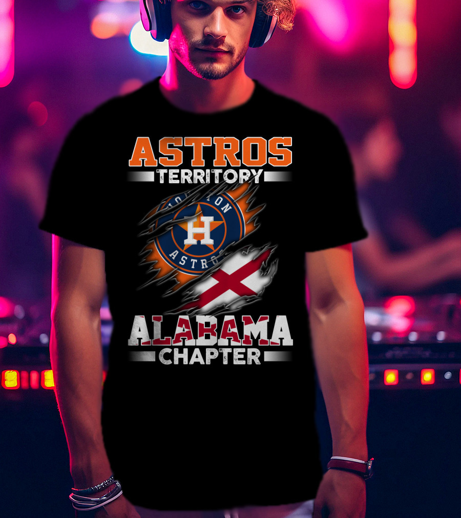 Astros Territory Houston Astros Alabama Chapter T-Shirt