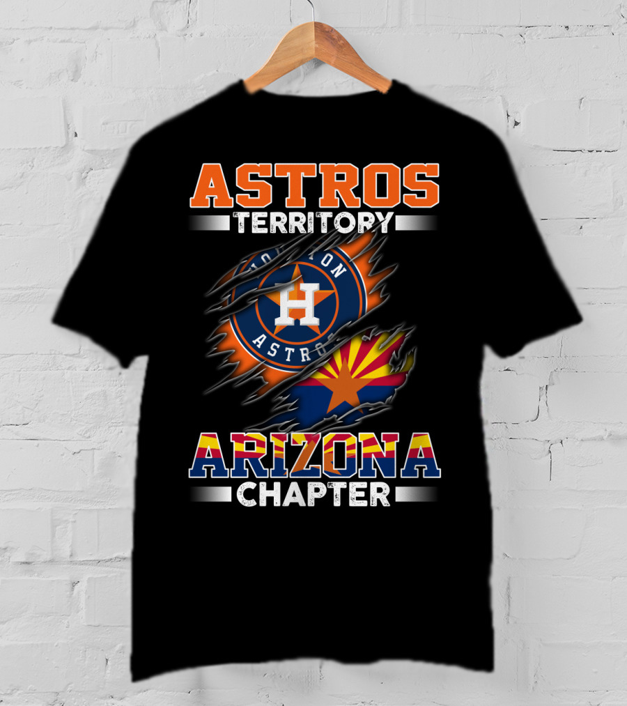 Astros Territory Arizona Chapter Houston Astros Logo And Arizona Flag T-Shirt