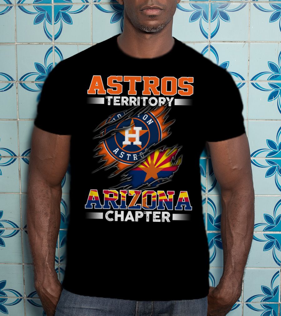 Astros Territory Arizona Chapter Houston Astros Logo And Arizona Flag T-Shirt