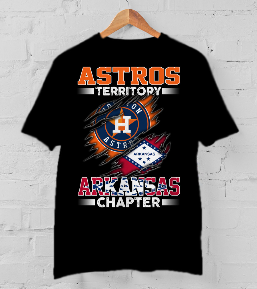 Astros Territory Houston Astros Arkansas Chapter T-Shirt