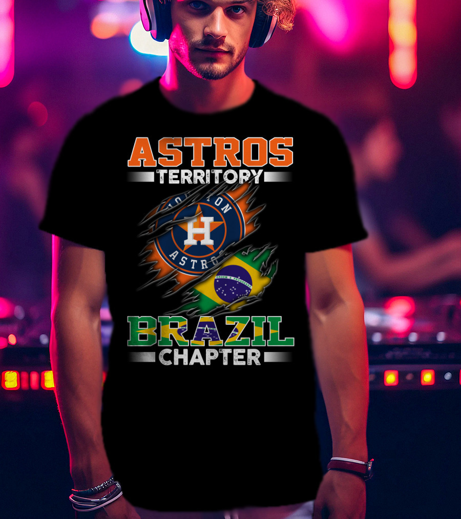 Astros Territory Houston Brazil Chapter T-Shirt