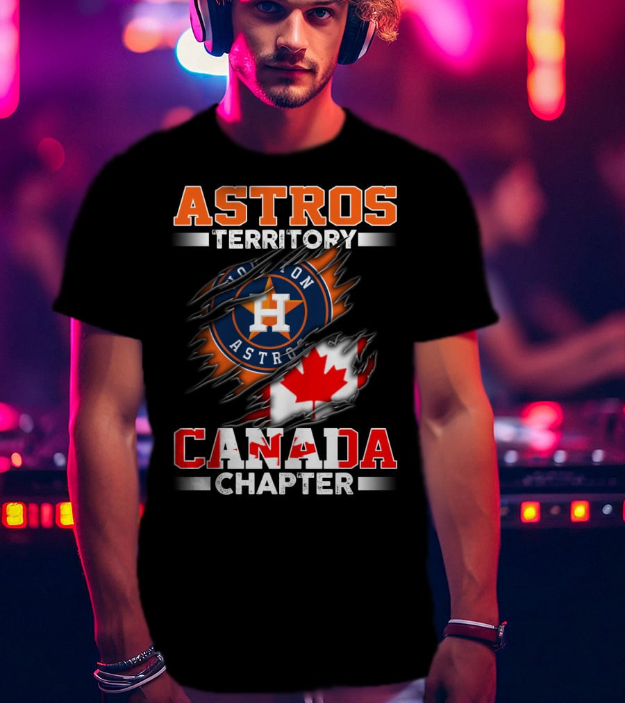 Astros Territory Houston Astros Canada Chapter T-Shirt