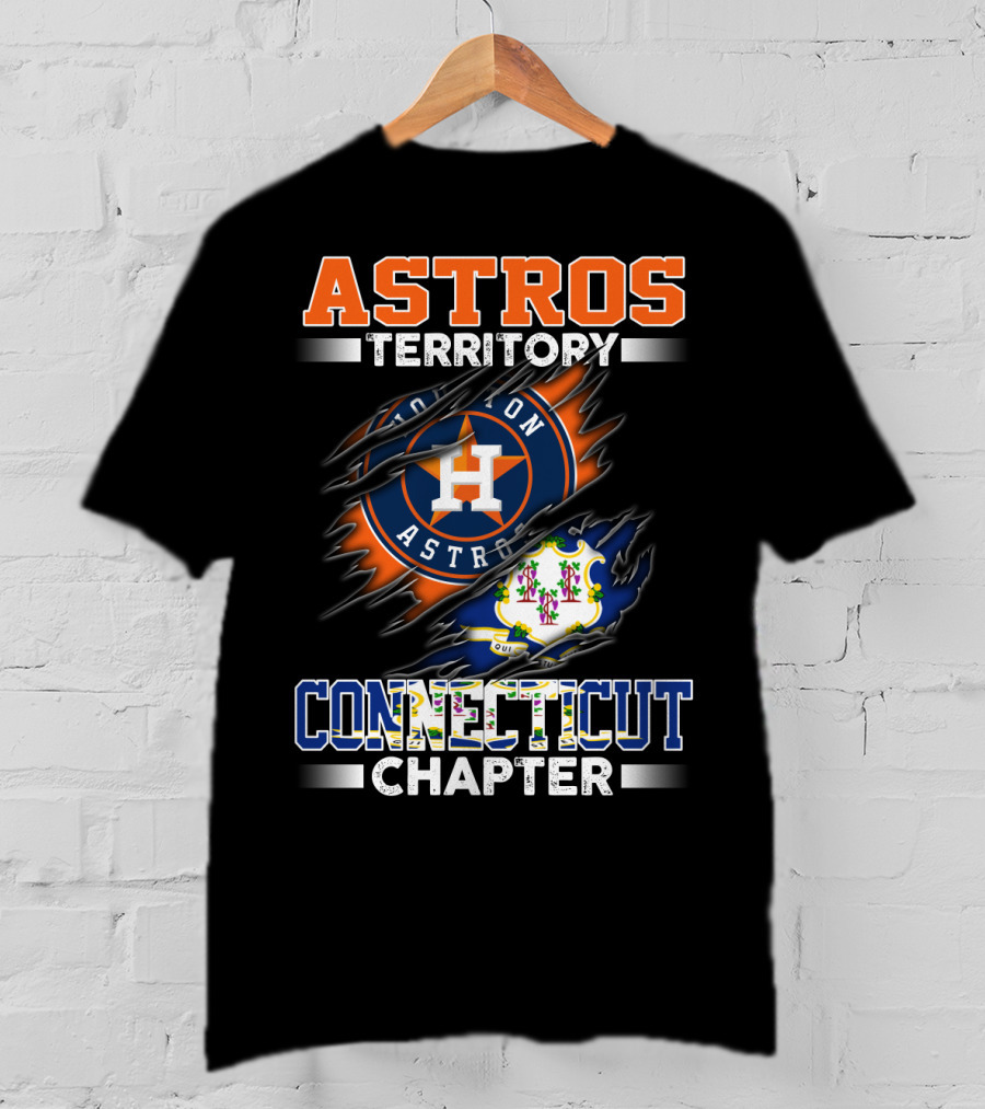 Astros Territory Houston Astros Connecticut Chapter T-Shirt