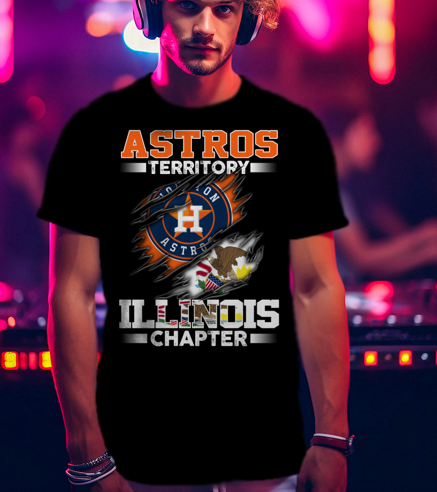 Astros Territory Houston Astros Illinois Chapter T-Shirt