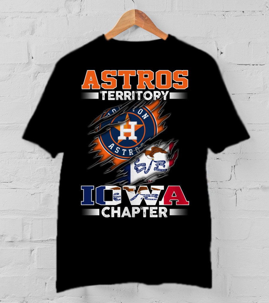 Astros Territory Houston Astros Iowa Chapter T-Shirt